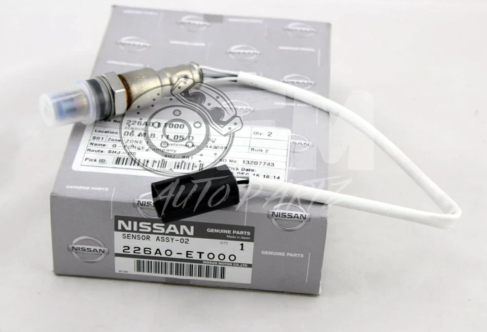 Sensor de oxígeno térmico Nissan Infiniti OEM 226A0-ET000 sensor de O2 genuino NUEVO Foto 1 de 1