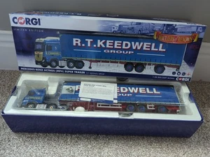 Corgi CC15808 Mercedes Benz Actros MP4 Super Trailer R.T. Keedwell Ltd Edition - Picture 1 of 8
