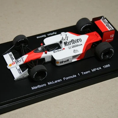 McLaren MP 4-4 1988 Ayrton Senna масштаб 1/43 со всеми логотипами Not Spark - Изображение 1 из 2