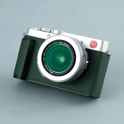Real Leather Camera Bag Case Grip Cover Belt Strap For Leica D-LUX7 DLUX Typ109 - Image 1 of 4