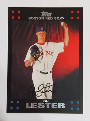 2007 Topps #383 Jon Lester Boston Red Sox - Image 1 of 2