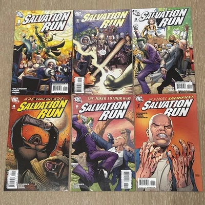LOT Salvation Run 1-7 (MISSING #5) Near-Complete Set Run DC Comics 2008 - Image 1 of 4