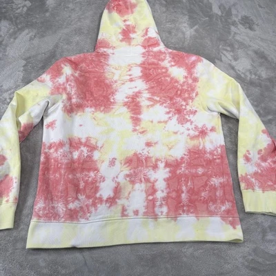 Sudadera con Capucha Aeropostale para Mujer XL Rosa Amarillo Tie Dye Logo AERO Pullover Foto 1 de 4