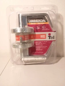 Tell LC2681 Serratura porta ingresso con chiave commerciale resistente Cortland cromo satinato - Foto 1 di 7