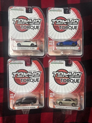 Greenlight Tokyo Torque 2 Nissan GT-R (R35) y 2! Nissan Skyline GT-R R34 Foto 1 de 4