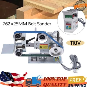 Belt Sander 1x30" Vertical/Horizontal Belt Polishing Grinder W/ Brushless Motor - Picture 1 of 13