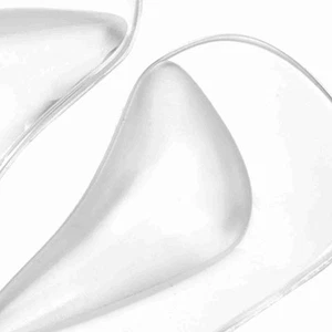 2 Pairs Silicone Feet Foot Support Cushion Shoe Insoles Pads Transparent MNJ - Picture 1 of 21
