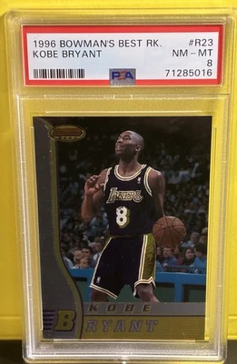 1996-97 Bowman's Best - Rookies Kobe Bryant #R23 (RC) Foto 1 de 2