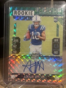 2024 Panini Donruss Optic Preview /25 Adonai Mitchell RC Colts - Picture 1 of 2