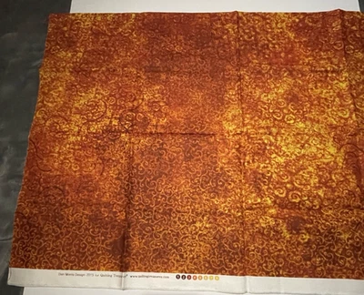 Dan Morris Designs Quilting Treasures 2015 Brow and Yellow 32 Inches x 42 Inches - Image 1 of 4