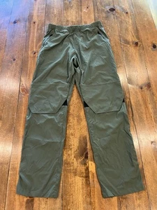 Affix Field Green Flex Trousers Men’s Size Large Pants New Utility Zip Pockets - Picture 1 of 8