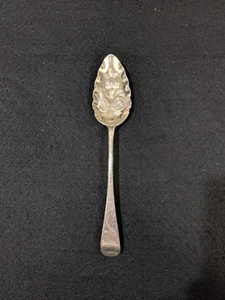 C.1802 George III Sterling Silver Berry Spoon 9" Thomas Wallace Of London - Picture 1 of 6