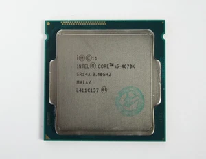 Intel Core i5-4670K 3.40GHz Quad-Core CPU Processor SR14A LGA1150 - Picture 1 of 2