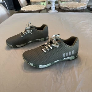 Nobull Floral Outwork Superfabric Trainer Mens 8 Womens 9.5 Army Green - Picture 1 of 13
