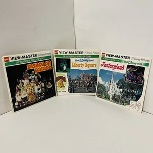 Vintage Disney World GAF View-Master Reels Lot Fantasyland Liberty Parade Descr - Picture 1 of 12