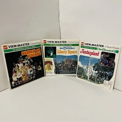 Vintage Disney World GAF View-Master Reels Lot Fantasyland Liberty Parade  Descr - Image 1 of 4