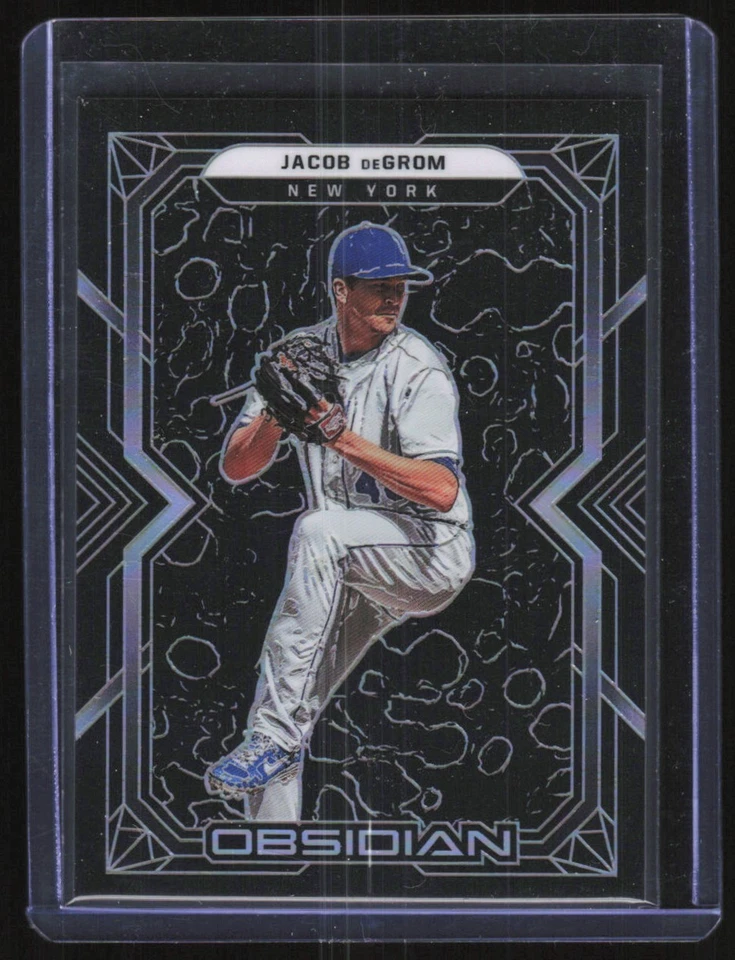 2022 Panini Chronicles Obsidian Jacob deGrom New York Mets #37 - Image 1 of 2