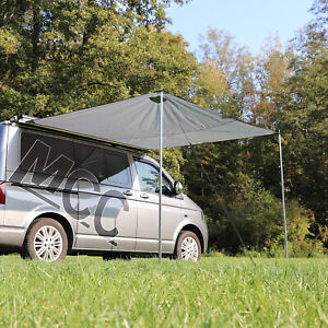 deiwo® Premium Bus Sonnensegel Sonnenvordach 250x240cm passend für VW T4 T5 T6