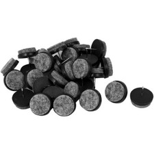 48 PIECE NAIL-ON FELT FLOOR PROTECTORS Furniture Table Chair Leg Pad Slide Guard