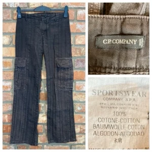 CP Company flared cargo trousers W28 L32 - Made In Italy Y2K - Picture 1 of 11