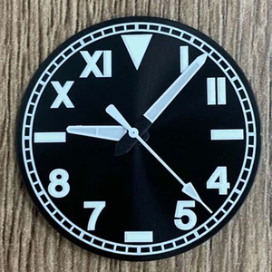 Watch Dial 33.5 mm Hands Watch With Green luminous for NH35/36/4R/7S movement - Picture 1 of 12