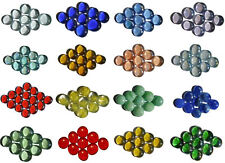 100g Glasnuggets Muggelsteine Glassteine in 21 versch. Farben + Farbenmix