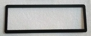 MASCHERINA AUTORADIO RIDUZIONE METALLICA CORNICE STEREO ADATTATORE DIN UNIVERSAL - Foto 1 di 1