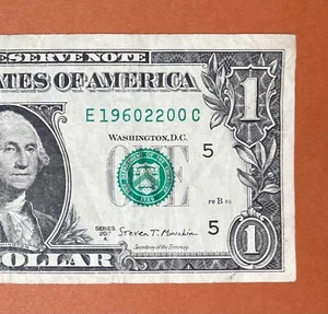 1960 February 2 (E 19602200 C) Birthday Note $1 One Dollar Bill (1960 / 2 / 2__) - Picture 1 of 3