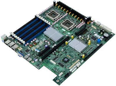 Intel S5000XALR 2x LGA771 8x DDR2 6x SATA E50387-102 - Image 1 of 2