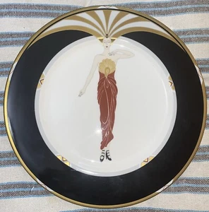 Mikasa Erte Plates Collector Plate Le Soleil Ebony A3049 / 1985 - Picture 1 of 5
