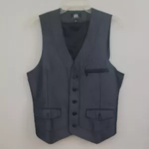 NWOT Rock & Republic Gray Vest Men's M - Picture 1 of 15