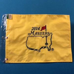 2014 MASTERS AUGUSTA NATIONAL BUBBA WATSON GOLF PIN FLAG NEW PINGFLAG - Picture 1 of 3