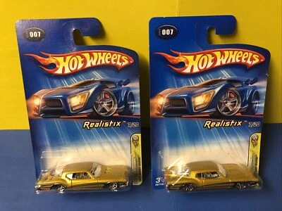 2005 Hot Wheels Kmart First Editions Realistix '71 BUICK RIVIERA Gold w/10Sp Lot - Image 1 of 4