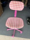 Girls Desk Chair Pink And White With Wear And Tear Collection Only