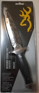 Browning Black Label Wihongi Signature Series Dagger 5.3125" Spear Point Blade - Picture 1 of 7