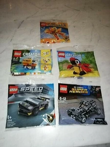 LEGO KONVOLUT N 5 POLYBAG POLYBAGS 30472 30264 30571 30342 30446 MISB VERSIEGELT - Bild 1 von 5