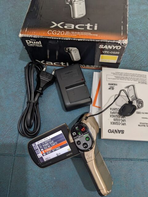 SANYO 三洋Xacti 红色摄像机| eBay