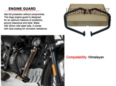 Protezione motore Royal Enfield Himalayan Bike 411cc nero - Imagen 1 de 3