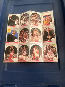 LA Clippers 1990-91 Uncut Sheet Hoops Combos Danny Manning, Bo Kimble C#1 - Picture 1 of 5
