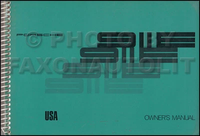 1972 Porsche 911E Proprietari Manuale Originale OEM Owner User Guida Libro 911 E - Immagine 1 di 2