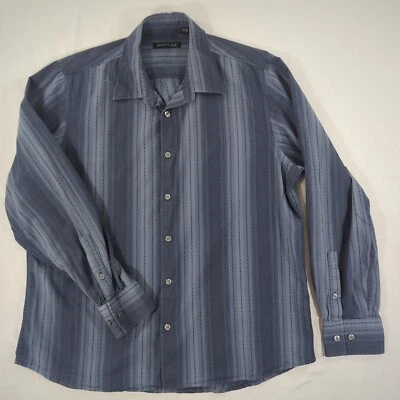 Camisa masculina Kenneth Cole New York com botões grande vintage - Imagem 1 de 4