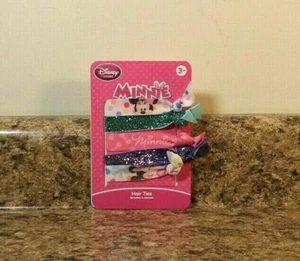 Disney Store Minnie Mouse Hair Ties Set NEW - Picture 1 of 3
