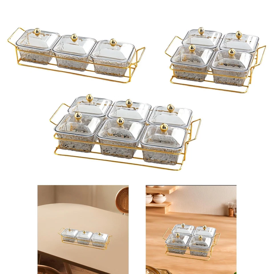 Nut and Candy Serving Tray,Candy Nut Serving Container Divided Serving Dishes - Image 1 of 1