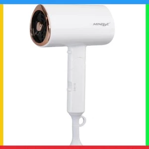 Asciugacapelli Pieghevole 1800W Strumento Asciugacapelli per Salone Casa Viaggio (Bianco EU) - Foto 1 di 9