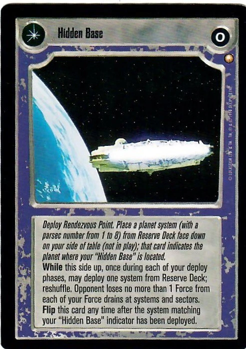 Star Wars CCG 62: Hidden Base/Systems Will Slip Through Your Fingers - Bild 1 von 1