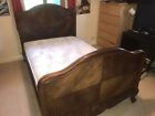 Antique Small Wooden Double Bed
