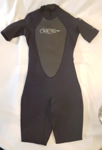O'neill 2mm All Black Short Sleeve Spring Wetsuit Size 4 - Style #2296 - Picture 1 of 11
