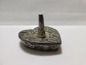 Vintage Godinger Silver Art Co. Toned Floral Ring Jewelry Holder - Picture 1 of 5