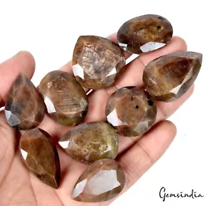 1000 Ct Natural Untreated Golden Brown Sapphire Earth Mined Mix Cut Gemstone Lot - Picture 1 of 4