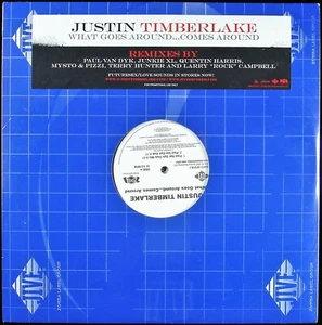 JUSTIN TIMBERLAKE "WHAT GOES AROUND...COMES AROUND (RMX)" 2X12" VINYL *SEALED* - Picture 1 of 7